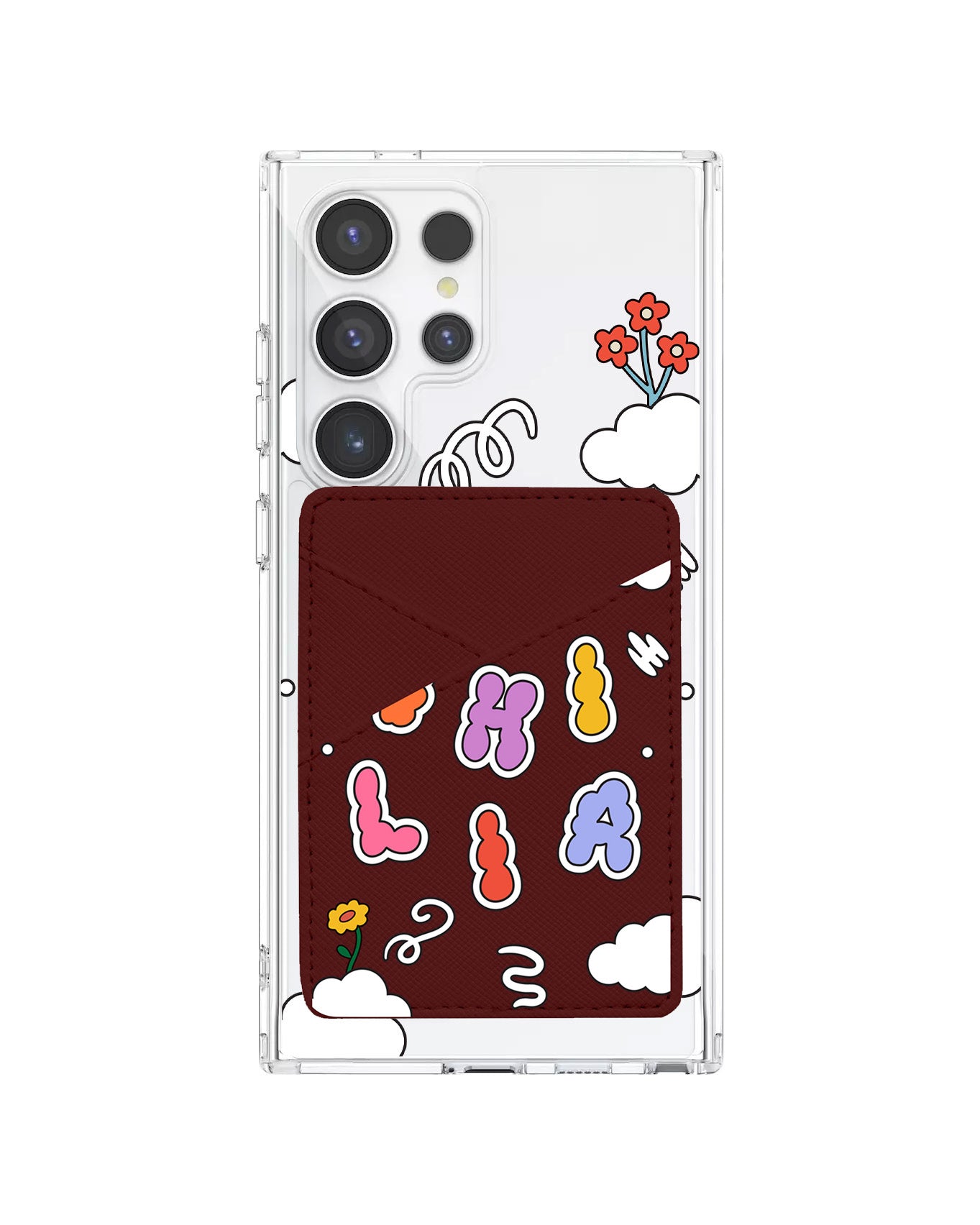 Android Phone Wallet Case - Adorable Monogram 6