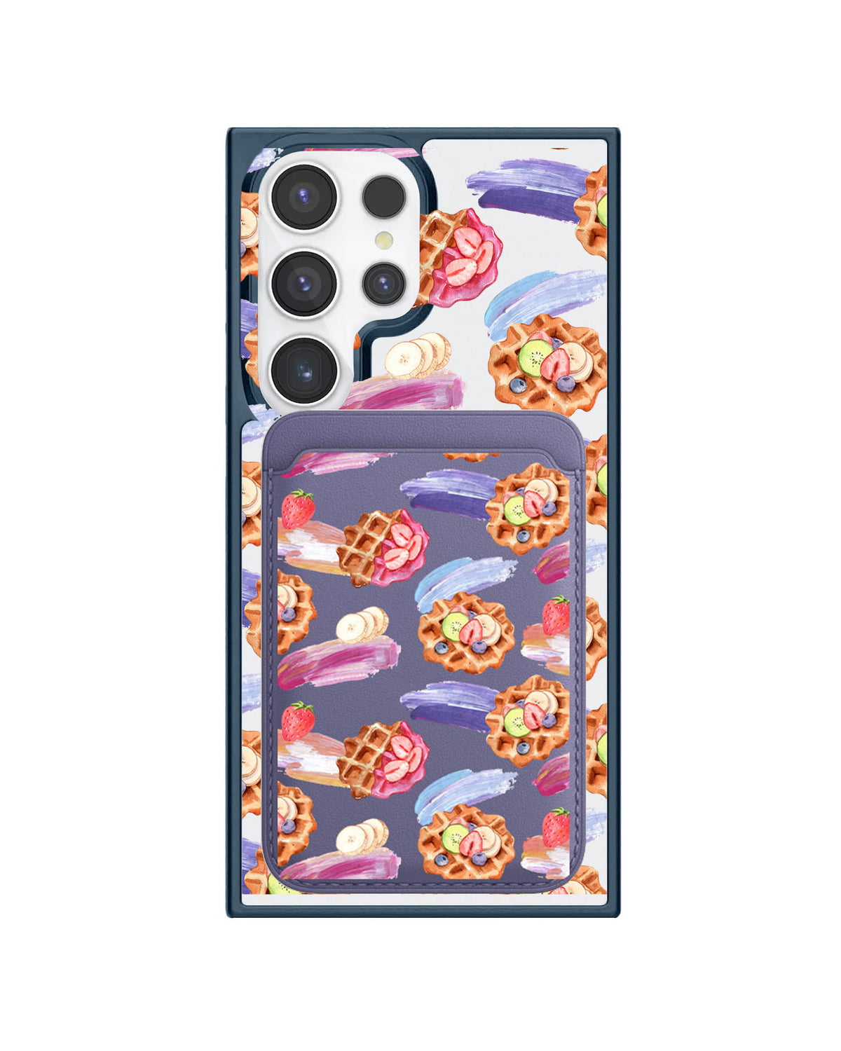 Android Magnetic Wallet Case - Waffles