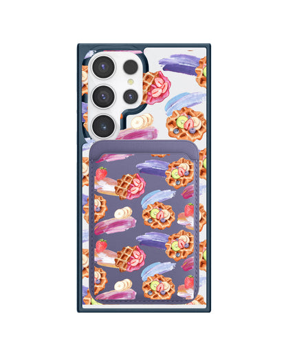Android Magnetic Wallet Case - Waffles