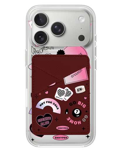 iPhone Phone Wallet Case - Enhypen Sticker Pack