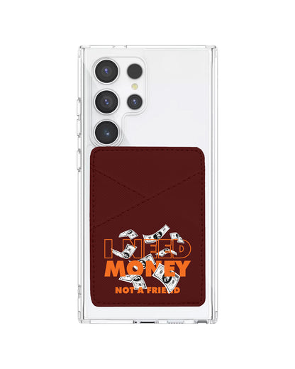 Android Phone Wallet Case - Money Better Than Friend