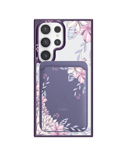 Android Magnetic Wallet Case - Dahlia
