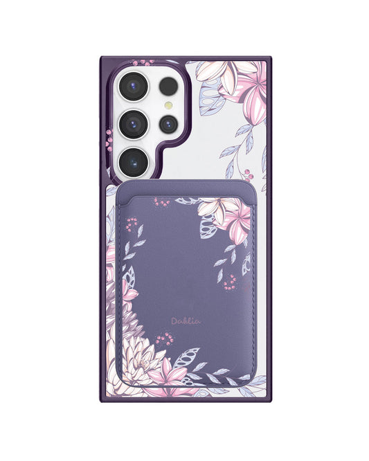 Android Magnetic Wallet Case - Dahlia