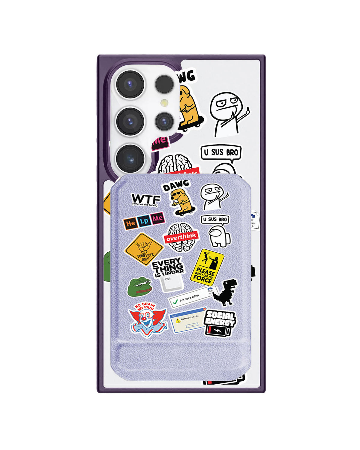 Android Magnetic Multifold Wallet - Brand Parody 2.0