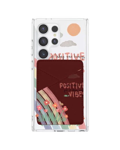Android Phone Wallet Case - Positive Vibes