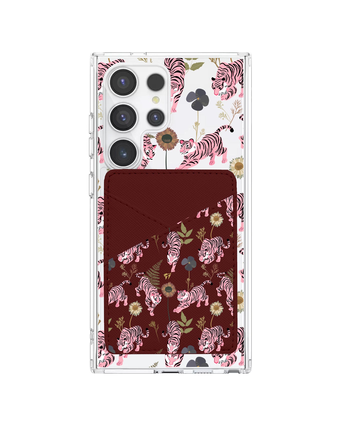 Android Phone Wallet Case - Tigre Rosa