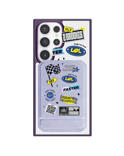 Android Magnetic Multifold Wallet - NCT127 Sticker Pack