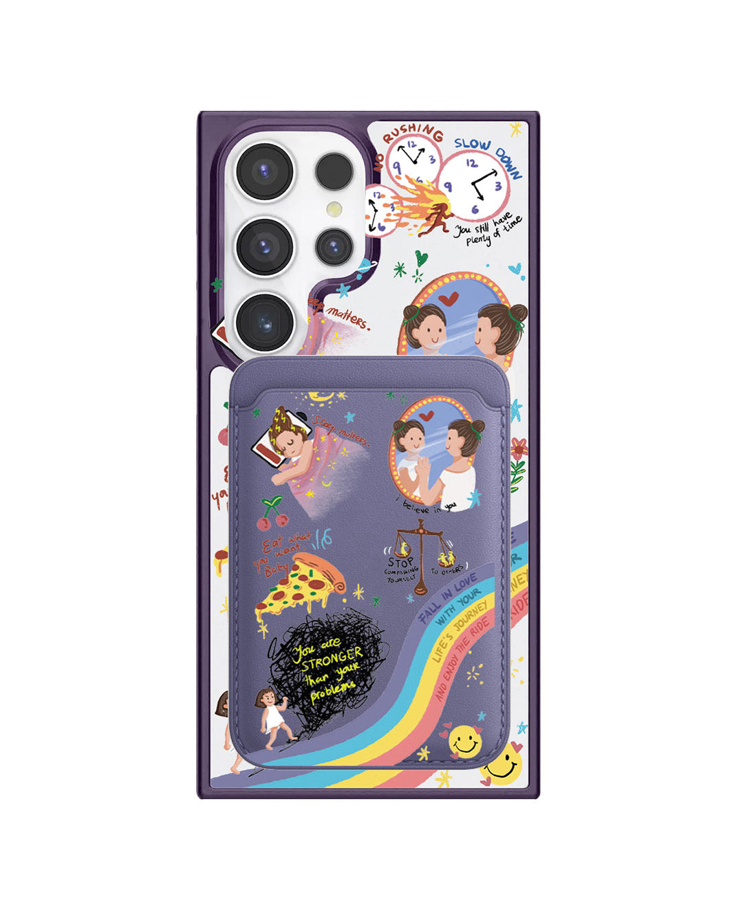Android Magnetic Wallet Case - Self Love 2.0