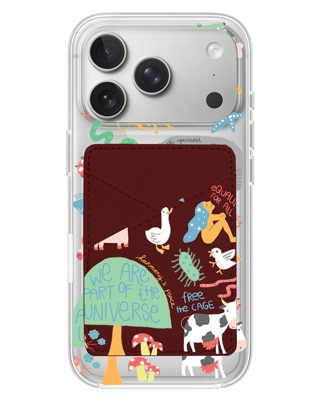 iPhone Phone Wallet Case - Equality