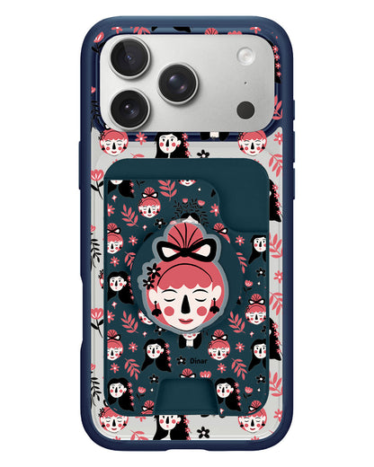 iPhone Magpop Wallet - Flowery Faces