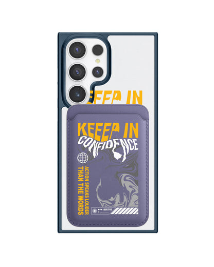 Android Magnetic Wallet Case - Keep in Confidence