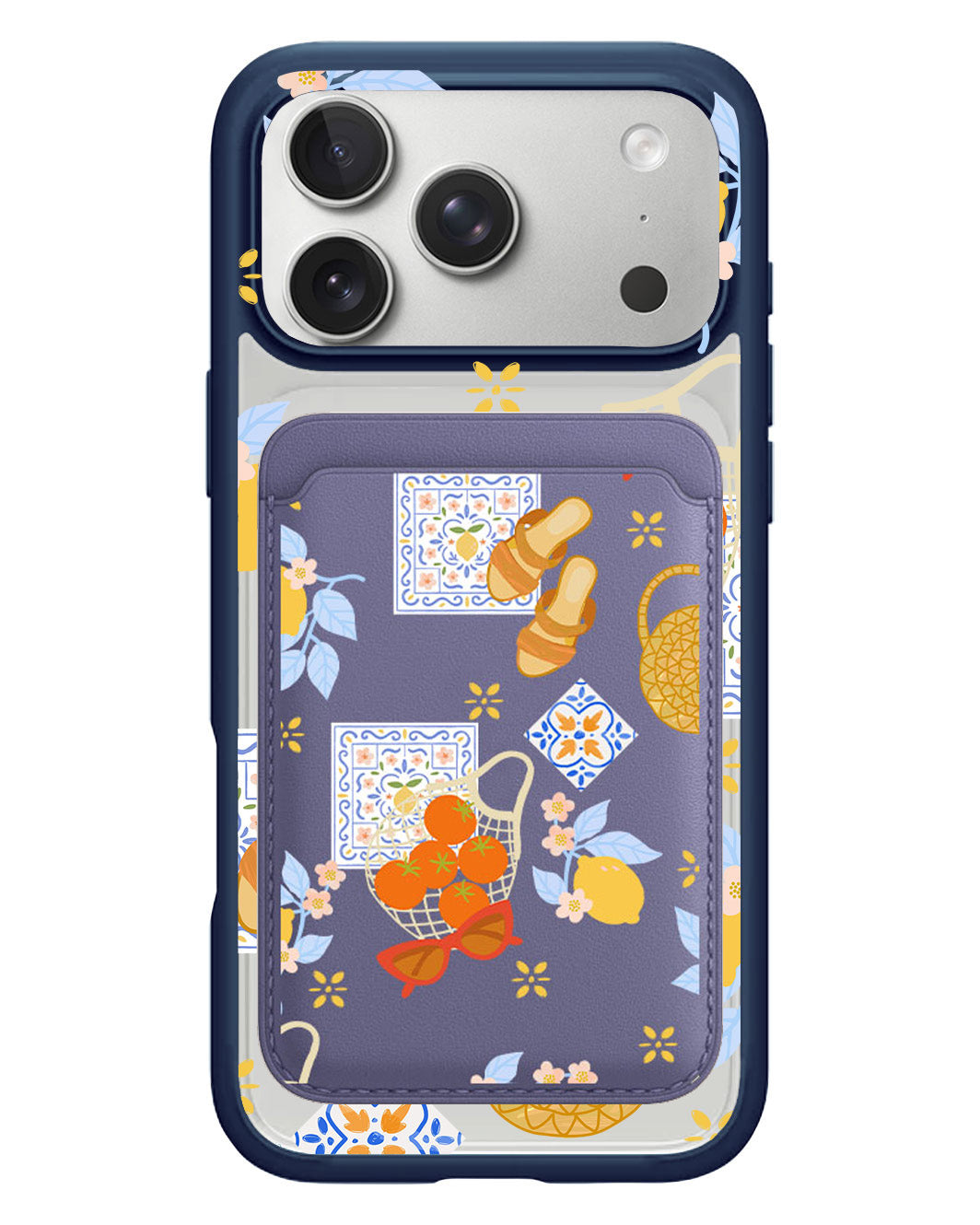 iPhone Magnetic Wallet Case - Santorini