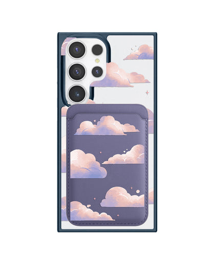 Android Magnetic Wallet Case - Pastel Clouds