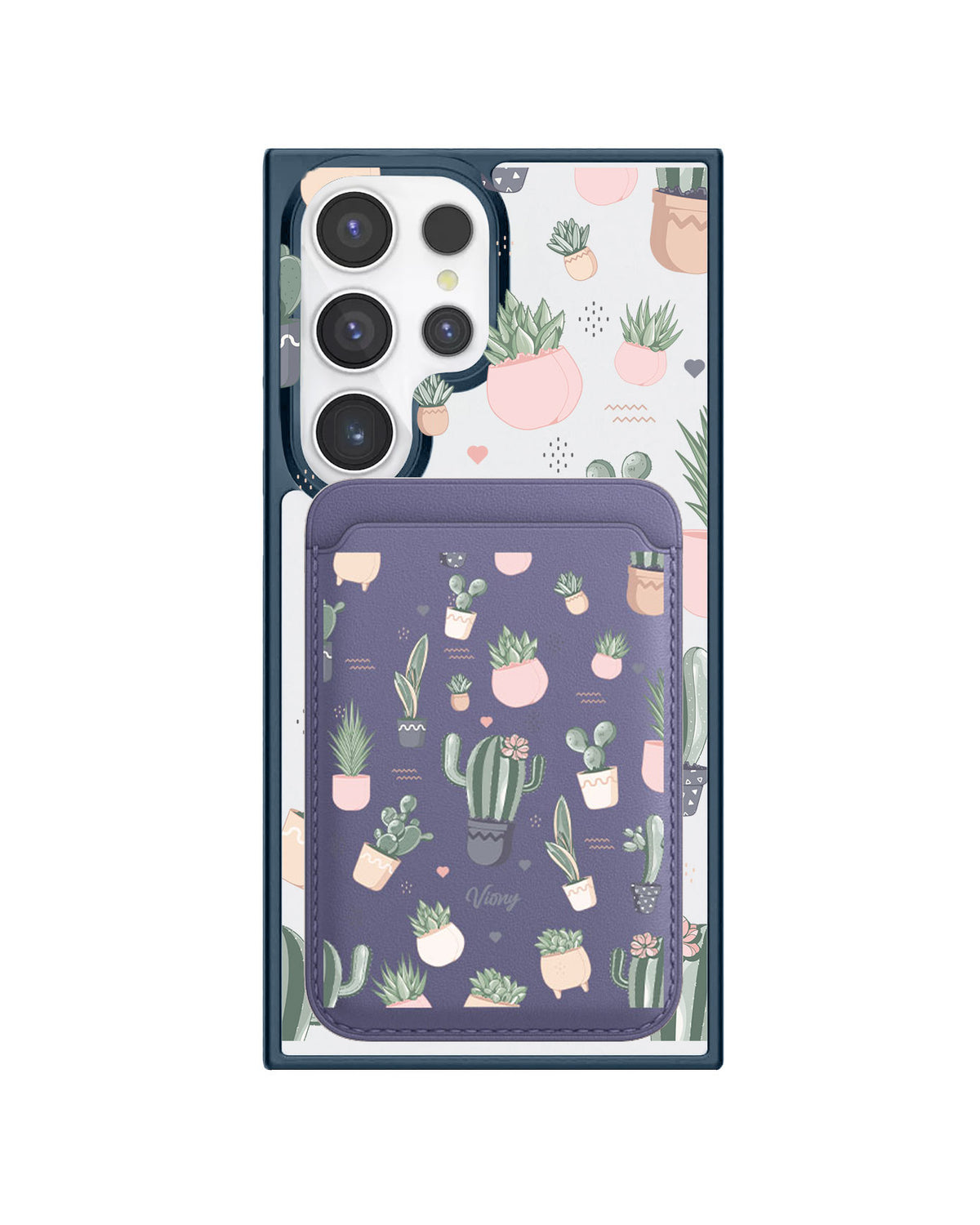 Android Magnetic Wallet Case - Cactus 2.0
