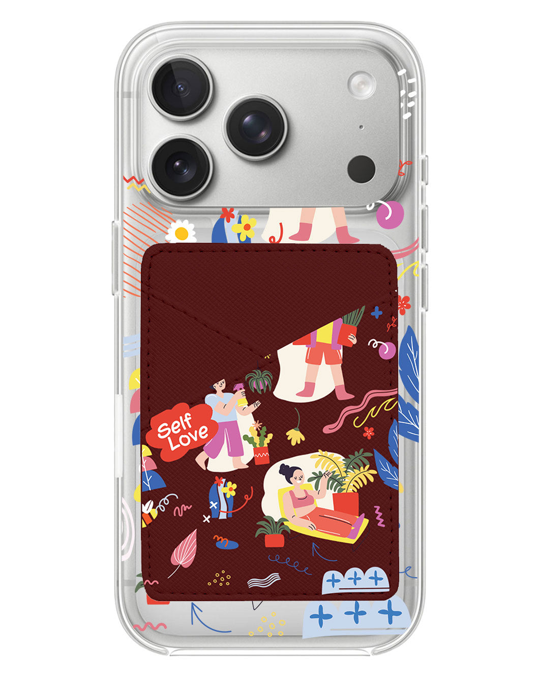 iPhone Phone Wallet Case - Self Love Sticker pack 1.0