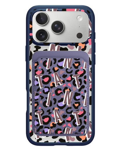 iPhone Magnetic Wallet Case - Leopard Monogram 5.0