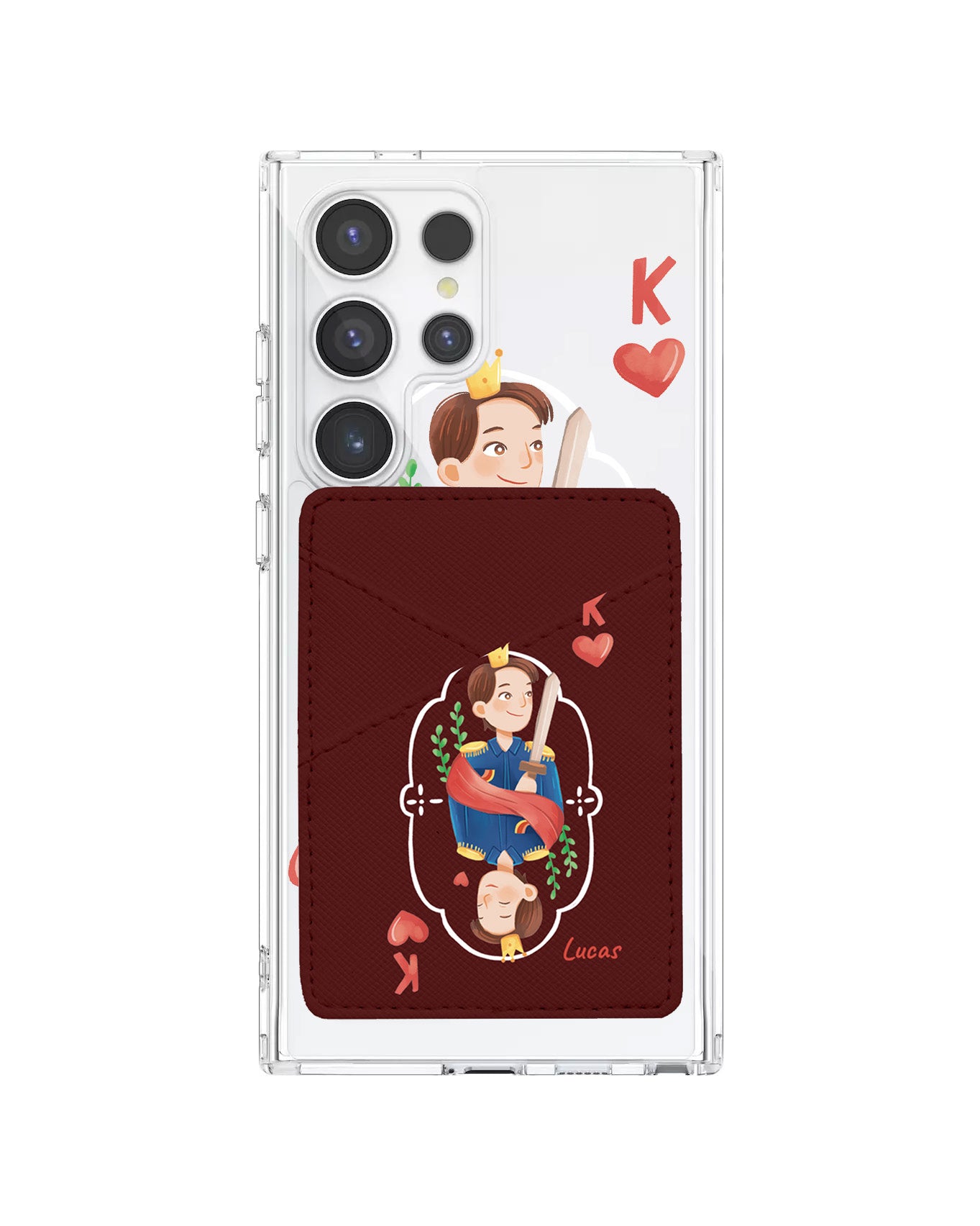 Android Phone Wallet Case - King