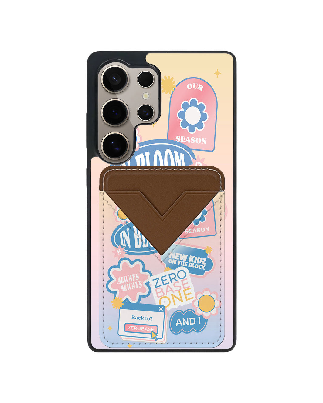 Android Avant Wallet Case - Zerobaseone Song Sticker Pack