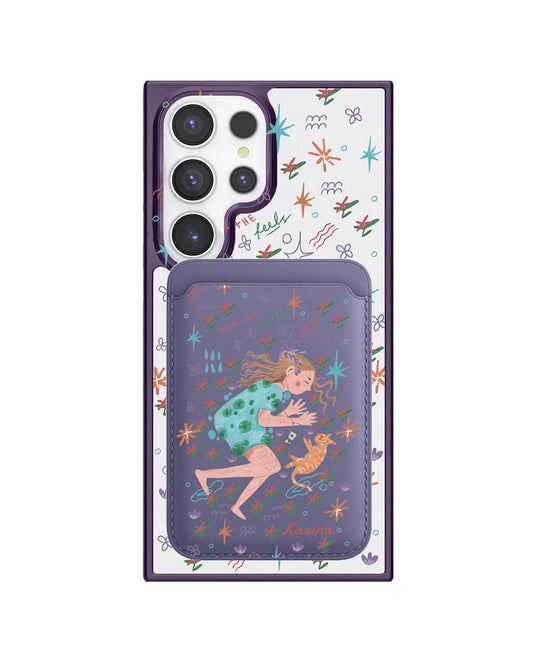 Android Magnetic Wallet Case - Feel the Feels