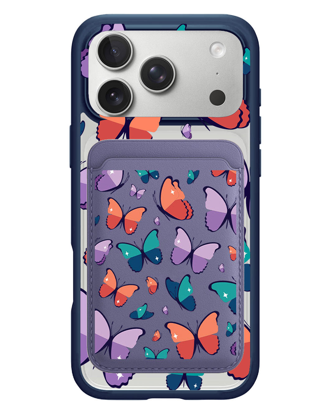 iPhone Magnetic Wallet Case - Butterfly