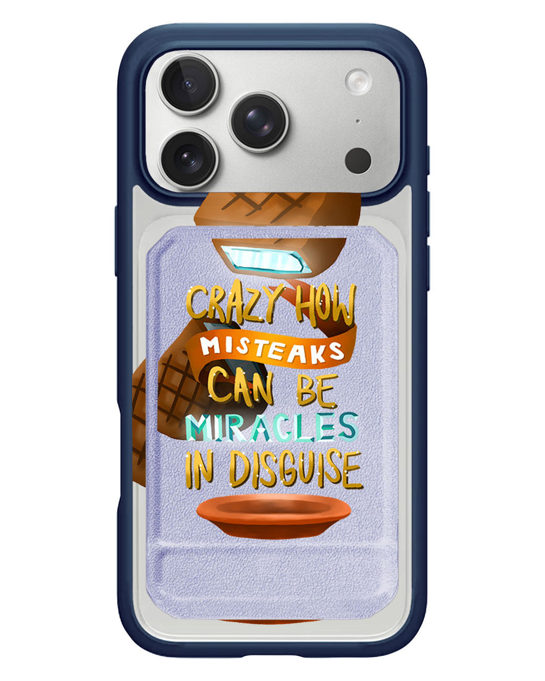 iPhone Magnetic Multifold Wallet - From Misteaks To Miracles
