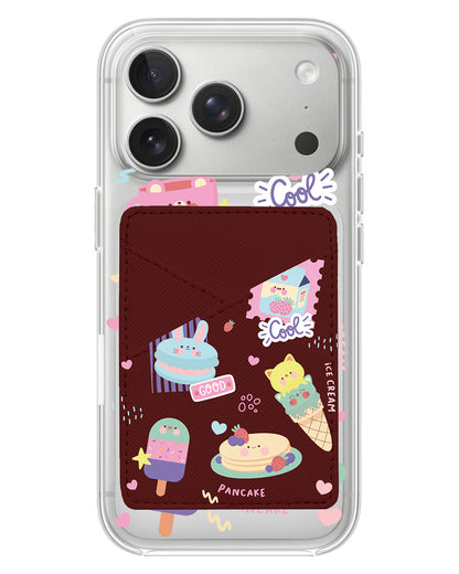 iPhone Phone Wallet Case - Sweet Cafe