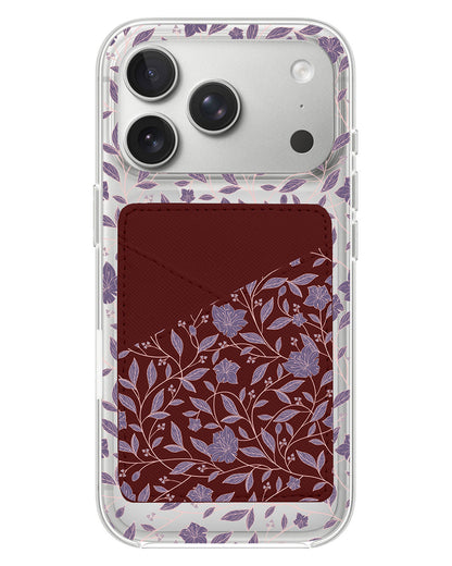 iPhone Phone Wallet Case - Sketchy Flower 4.0