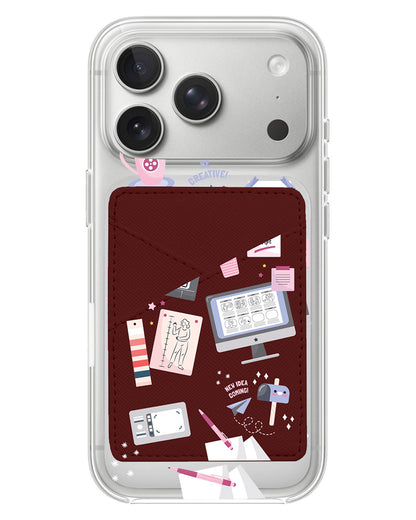 iPhone Phone Wallet Case - Designer