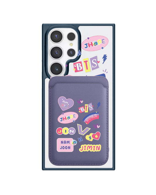 Android Magnetic Wallet Case - BTS Members
