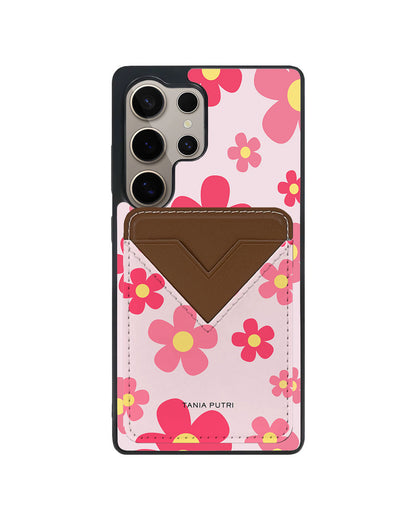 Android Avant Wallet Case - Daisy Blush