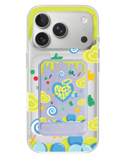 iPhone Magnetic Multifold Wallet - NCT Dream Candy Lime