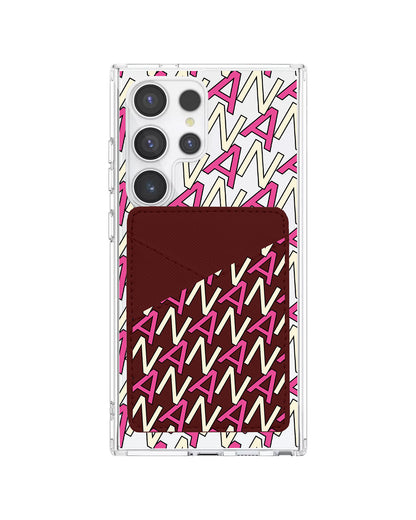 Android Phone Wallet Case - Initial 6.0 Monogram