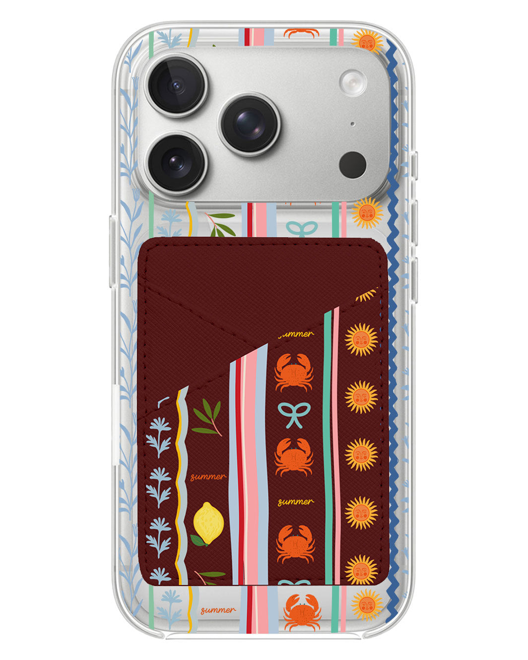 iPhone Phone Wallet Case - Seaside Opulence 2.0