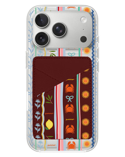 iPhone Phone Wallet Case - Seaside Opulence 2.0