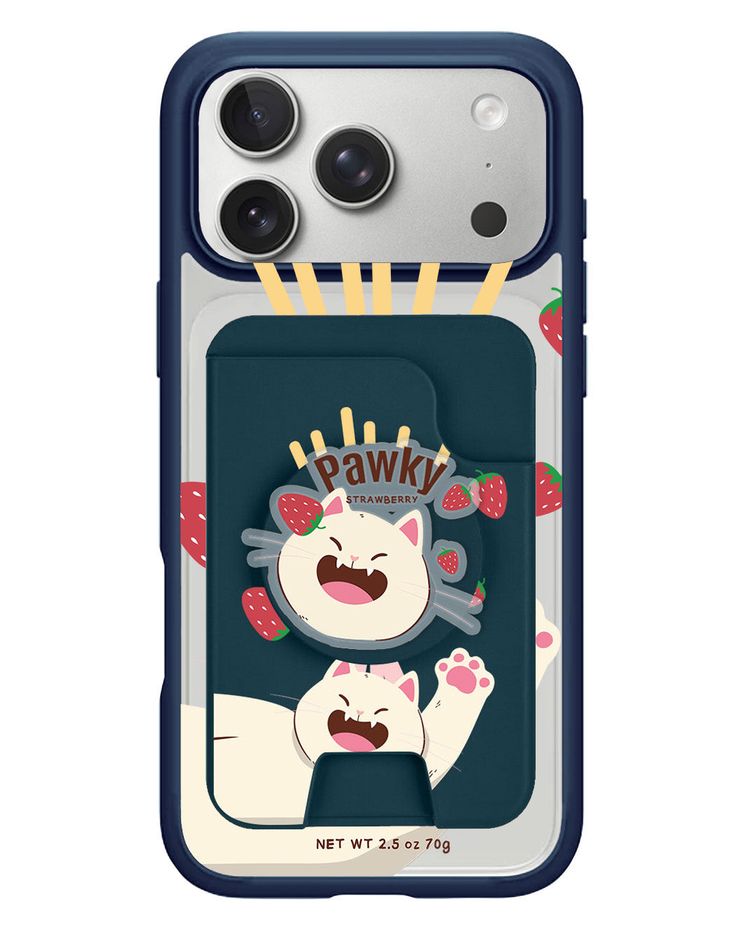 iPhone Magpop Wallet - Pawky Cat