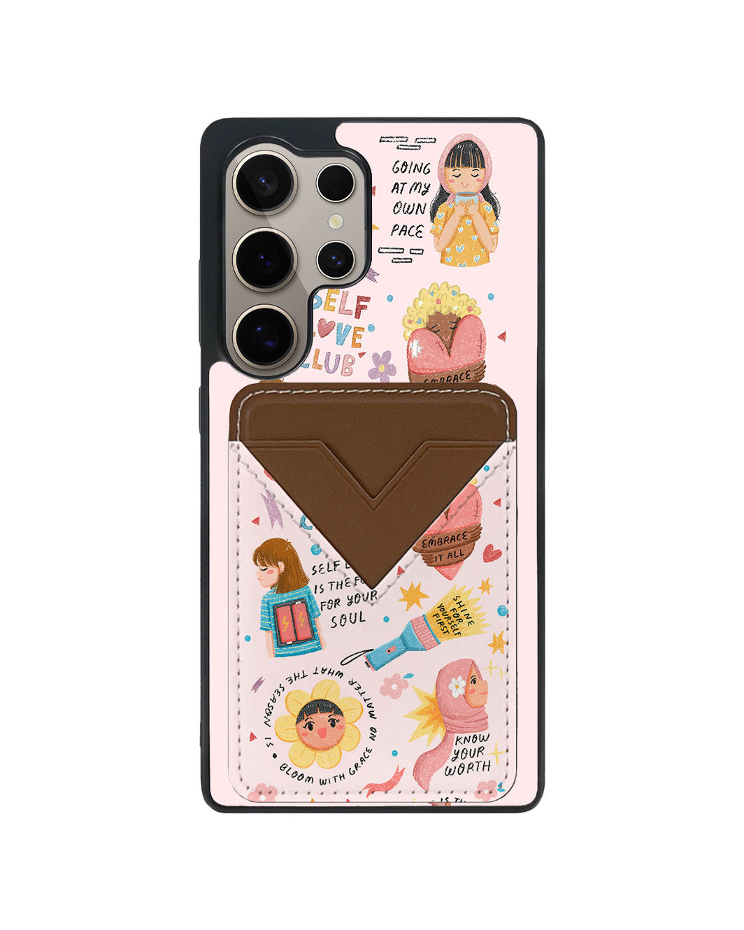 Android Avant Wallet Case - Self Love Club