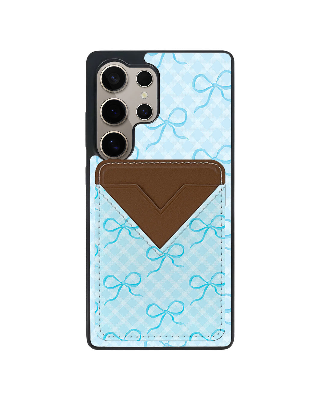 Android Avant Wallet Case - Coquette Blue Bow