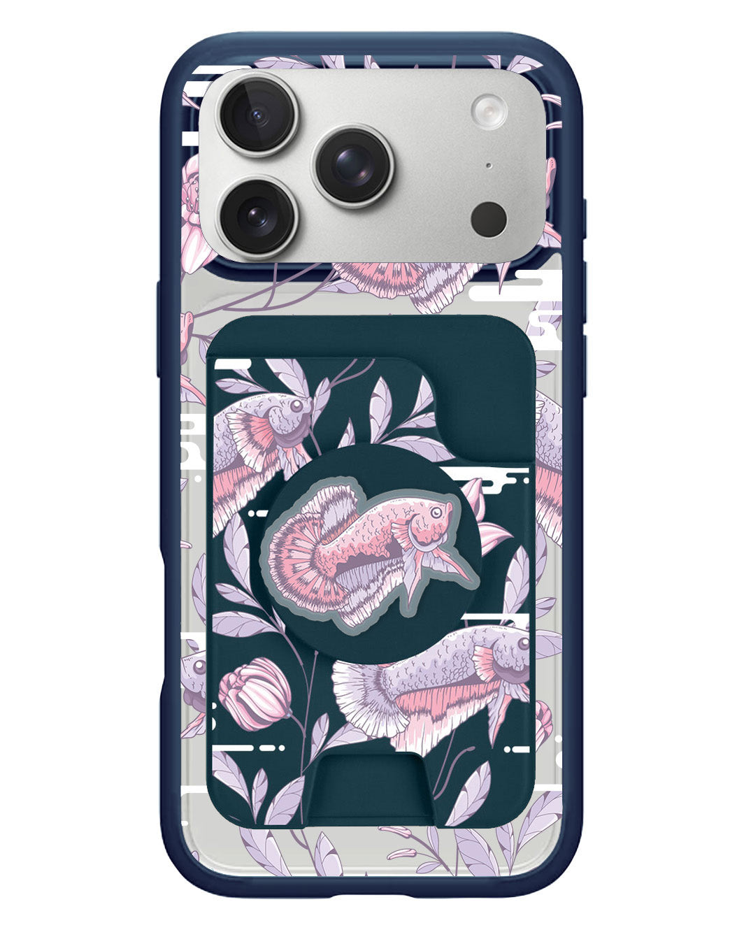 iPhone Magpop Wallet - Fish & Floral 1.0
