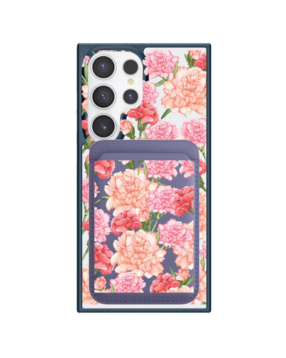 Android Magnetic Wallet Case - January Carnation