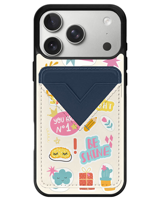 iPhone Avant Wallet Case - Self Love Sticker pack 3.0