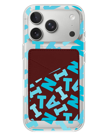 iPhone Phone Wallet Case - Scattered Monogram 5.0