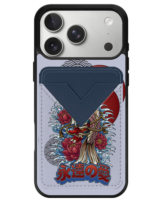 iPhone Avant Wallet Case - Oni Koi