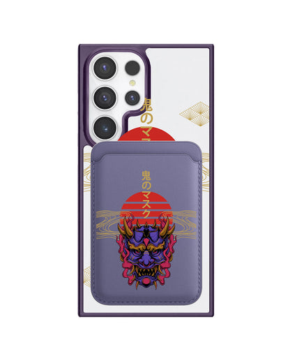 Android Magnetic Wallet Case - Oni Mask