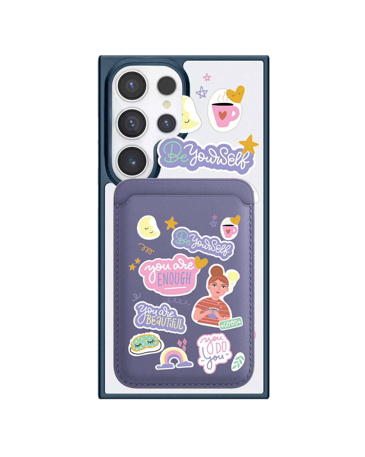 Android Magnetic Wallet Case - Be Yourself