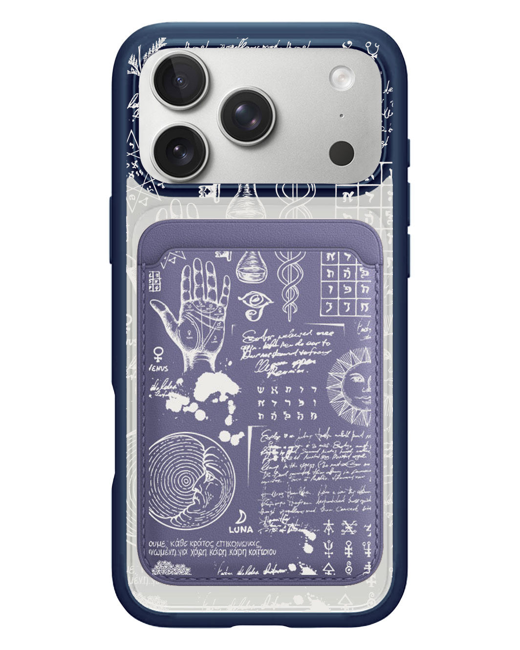iPhone Magnetic Wallet Case - Alchemy