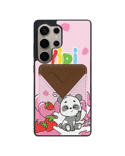 Android Avant Wallet Case - Yipi Strawberry Kiss