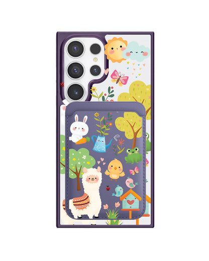 Android Magnetic Wallet Case - Spring