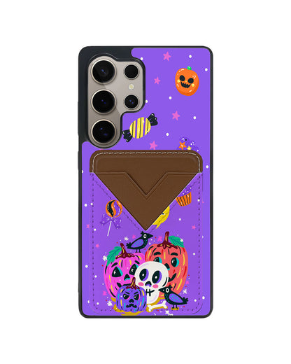 Android Avant Wallet Case - Pumpkins Monster
