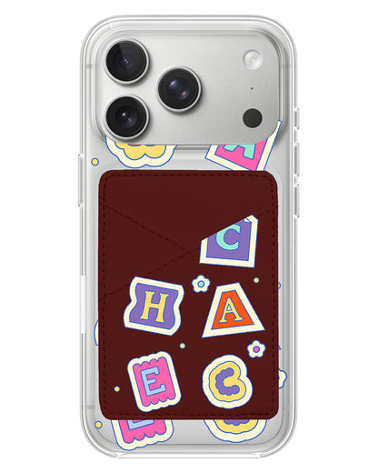 iPhone Phone Wallet Case - Adorable Monogram 3.0