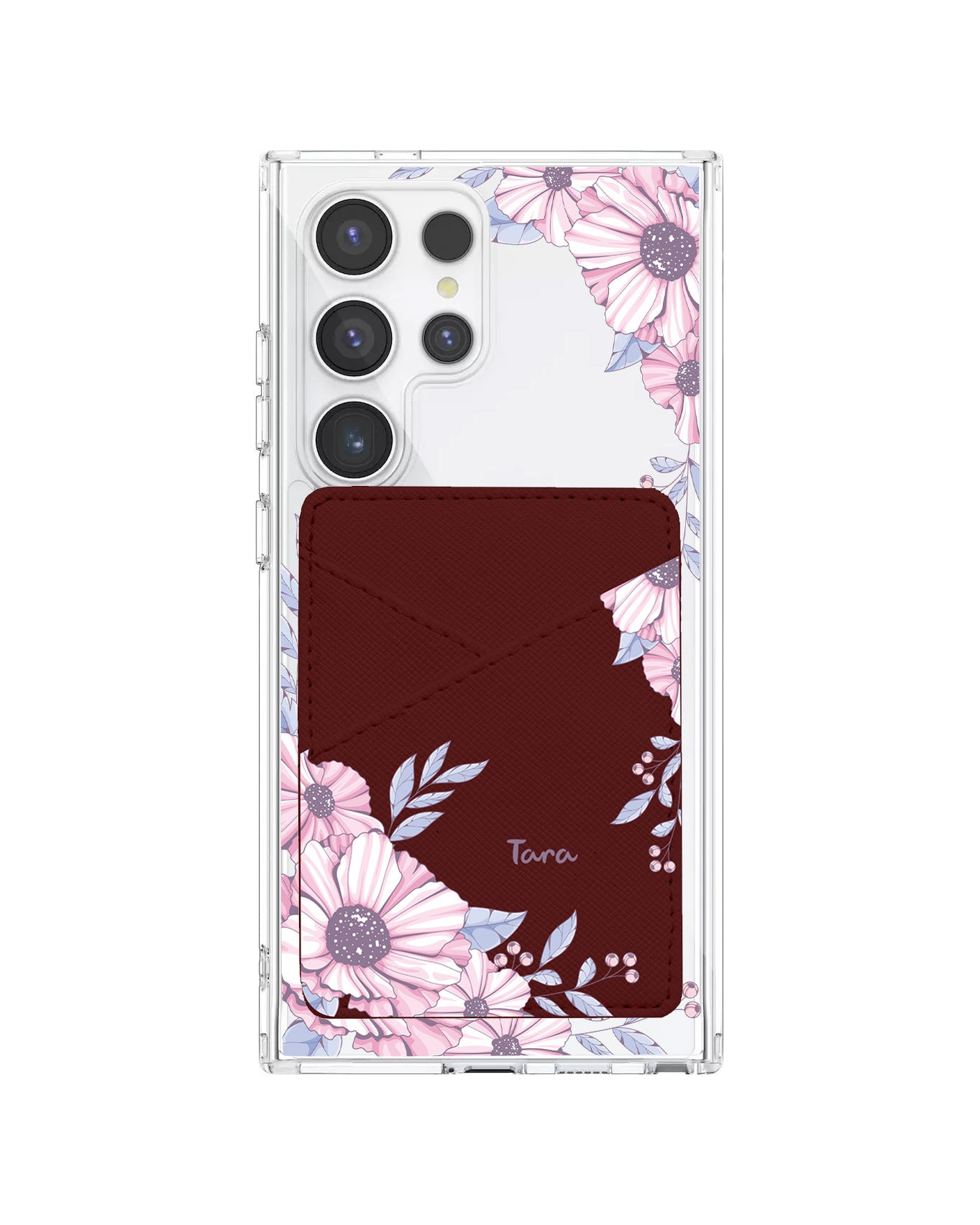 Android Phone Wallet Case - Pink Blossom